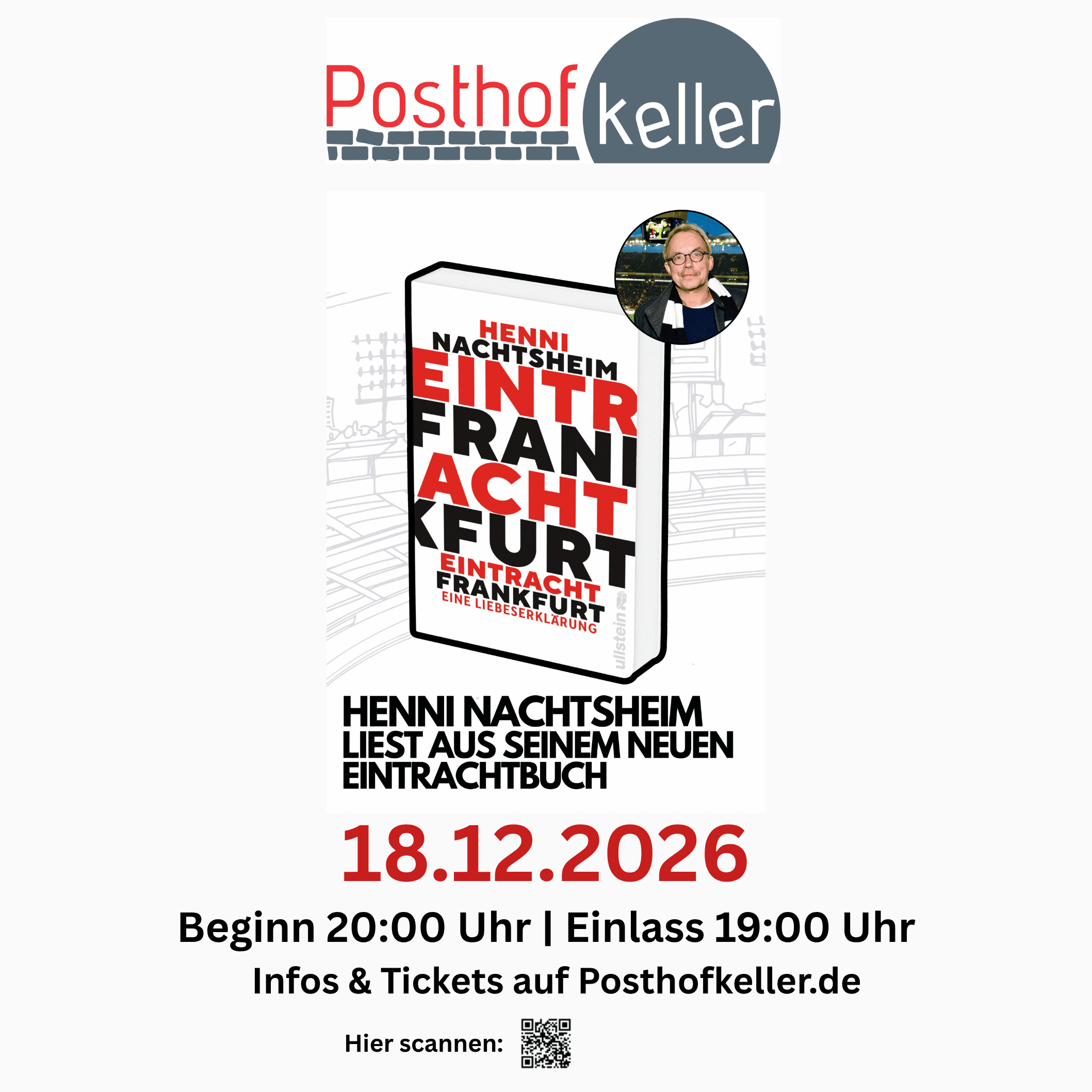 Henni Nachtsheim liest aus seinem neuen Eintrachtbuch