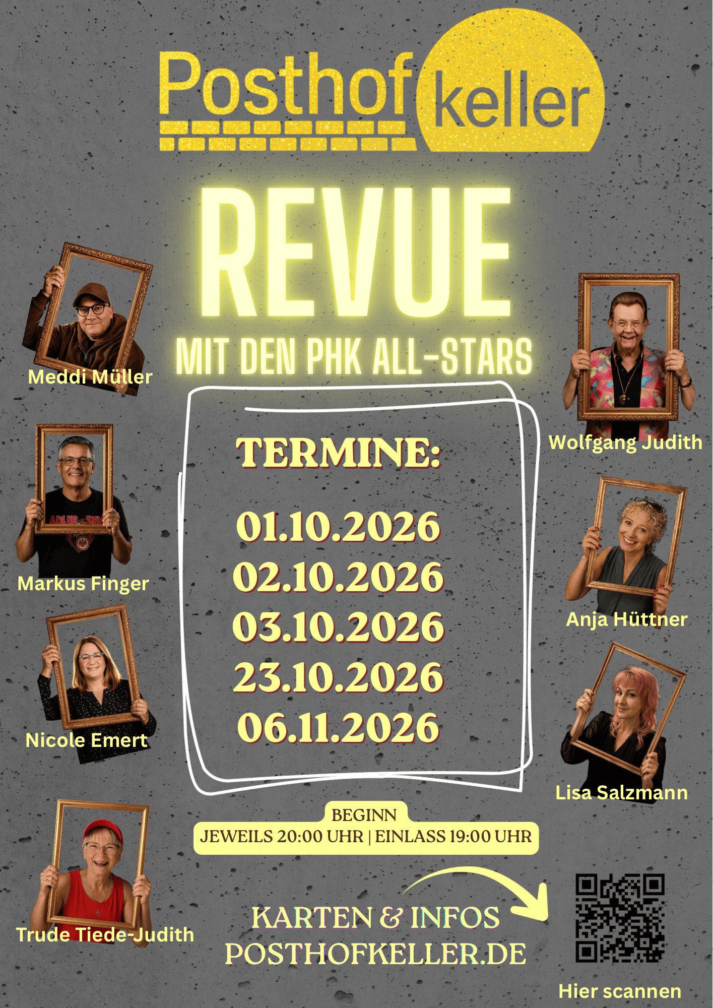 Revue mit den Posthofkeller „All Stars“