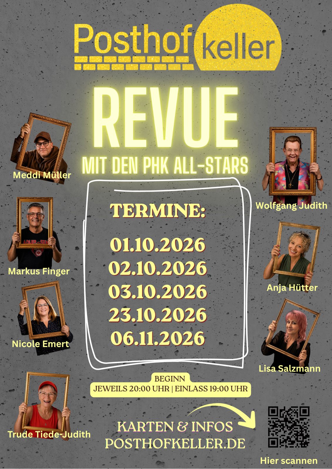 Revue mit den Posthofkeller „All Stars“